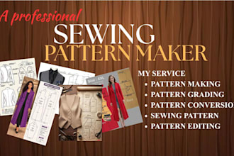 create professional sewing patterns and PDF sewing patterns