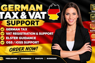 help with german tax, vat, elster and oss