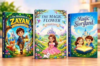 draw children book illustration, children picture book