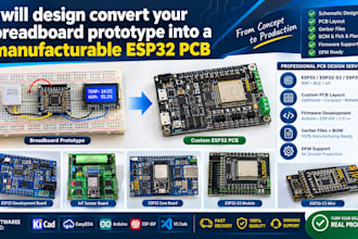 convert your breadboard prototype into a manufacturable esp32 pcb