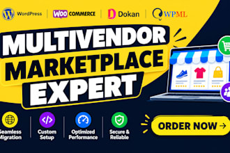 dokan woocommerce multivendor marketplace with wpml language setup services