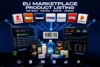 fix european marketplace listing errors and product feed issues bulk upload feed