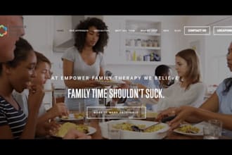 design therapy website, clinic website and physical therapy website