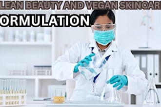 create clean beauty and vegan skincare formulations