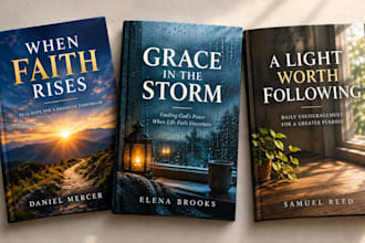 design custom christian cover self help memoir book nonfiction biography medical