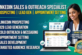 be your linkedin sales and outreach specialist