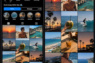 retouch your photos and organize your instagram feed professionally