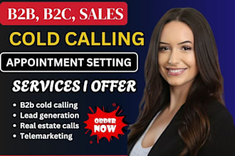 do cold calling b2b cold caller appointment setter telemarketer and VA