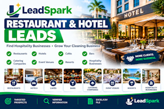 find restaurant and hotel leads for your cleaning business