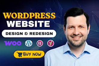 design a responsive wordpress business website for corporate services