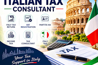 italian tax consultant italy tax return vat registration partita iva income tax