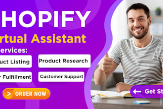 be shopify virtual assistant and shopify expert