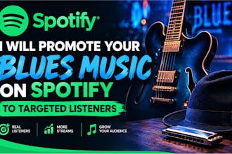 promote your blues music on spotify to targeted listeners