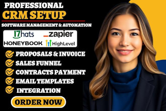 gohighlevel automation 17hats honeybook crm workflow forms proposals integration