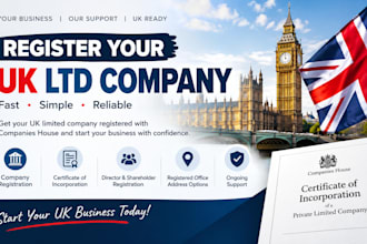 register a UK ltd company with companies house