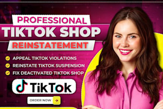 reinstate suspended tiktok shop appeal violations and deactivated tiktok shop