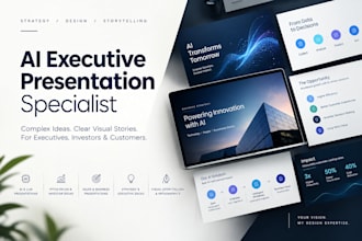 design an ai, technology or executive powerpoint presentation