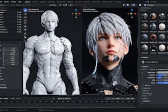 create unreal engine 5 game character with rigging pbr textures and animations