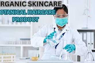 formulate organic skincare and botanical haircare products