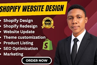 build shopify website update shopify redesign shopify store redesign