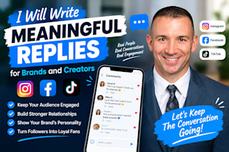 write meaningful comment replies for brands and creators