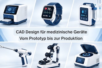 design 3d medical and healthcare device, medical equipment for prototyping