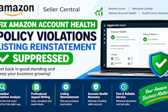 fix amazon account health policy violations listing reinstatement suppressed