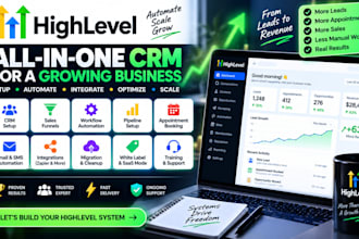 do highlevel setup for agencies, zapier integration, sales funnel, white label