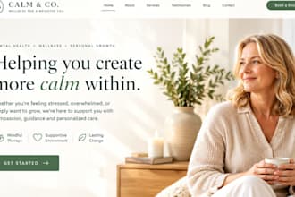design squarespace acupuncture holistic wellness therapy booking website