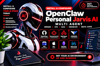 install openclaw personal jarvis ai muti agent hermes vormac obsidian meta code
