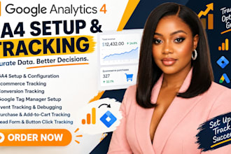 fix google analytics 4, setup ga4 ecommerce tracking, conversion tracking, ga4