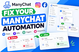 fix and troubleshoot your manychat automation and chatbot