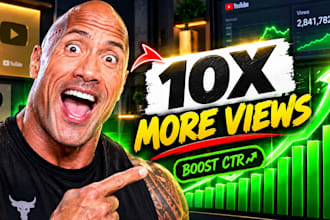 design  high ctr thumbnails for your videos that grab attentions