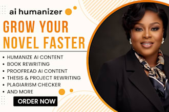 proofread, humanize ai content, rewrite ai text and edit ai generated content