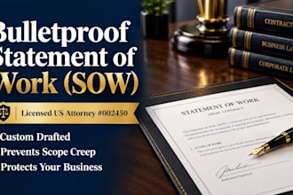 draft a bulletproof statement of work sow agreement for your business