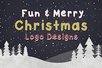 create a christmas logo makeover and holiday branding kit