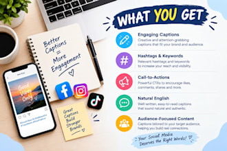 write engaging social media captions