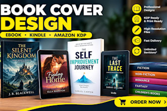 design book cover, ebook cover and amazon KDP book cover