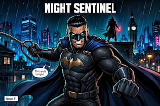 do a superhero comic