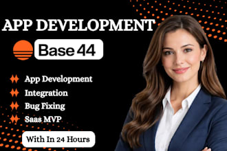 base44 expert, base44 bug fixing, base44 app development, integration and deploy