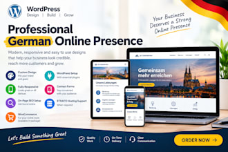 design a professional wordpress website or woocommerce shop on strato hosting