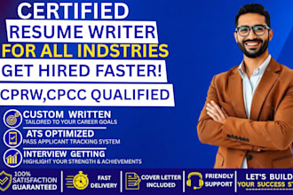 write a professional resume, ats resume, executive resume
