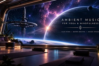 create ambient music for yoga studios or mindfulness content