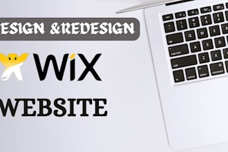 build wix business website design, wix studio, and wix website redesign