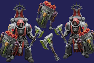 3d print and paint miniatures for warhammer dnd 40k tabletop games resin figure