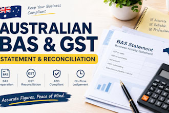 complete bas statement and reconcile your australian gst