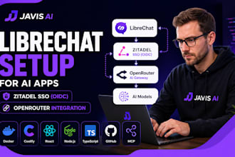 librechat setup for ai apps with zitadel sso and openrouter integration oidc