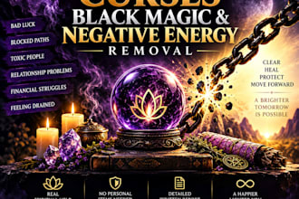 remove curses, black magic, and negative energy blocking your life