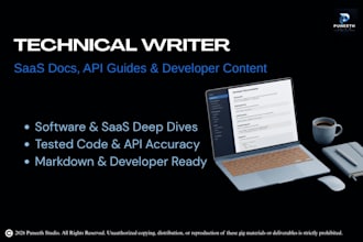 write technical blog posts, software articles, and saas documentation