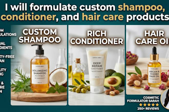 formulate shampoo, conditioner, and hair care products